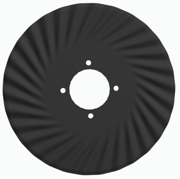 Discos planos ondulados